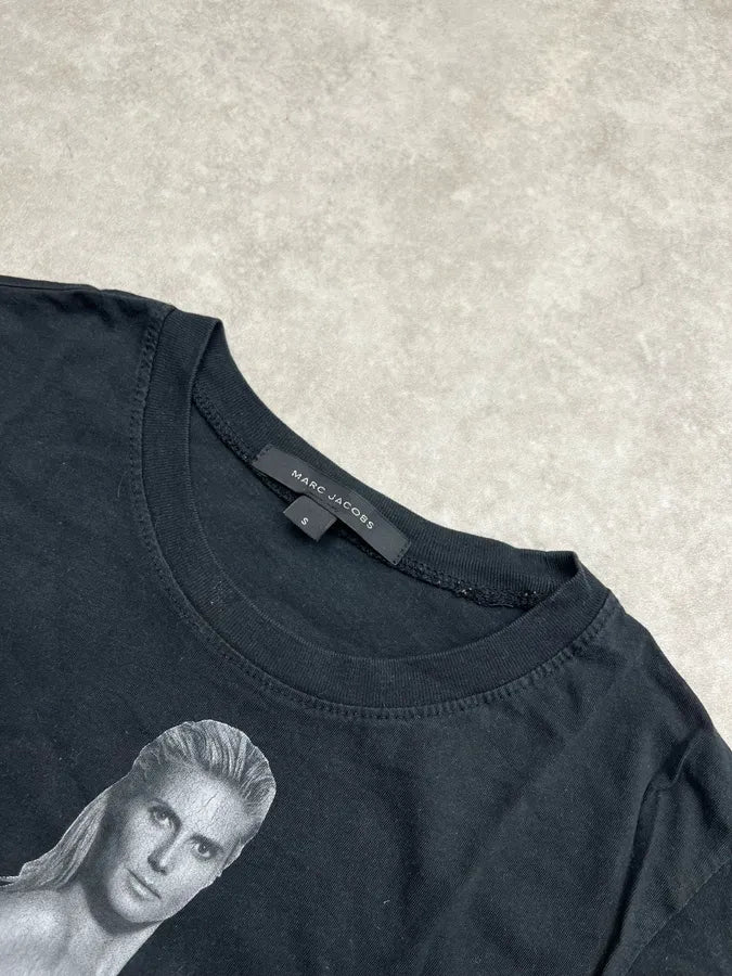 SS2014 Marc Jacobs Get Naked Protect Your Skin Black T-Shirt siaLTQh 3