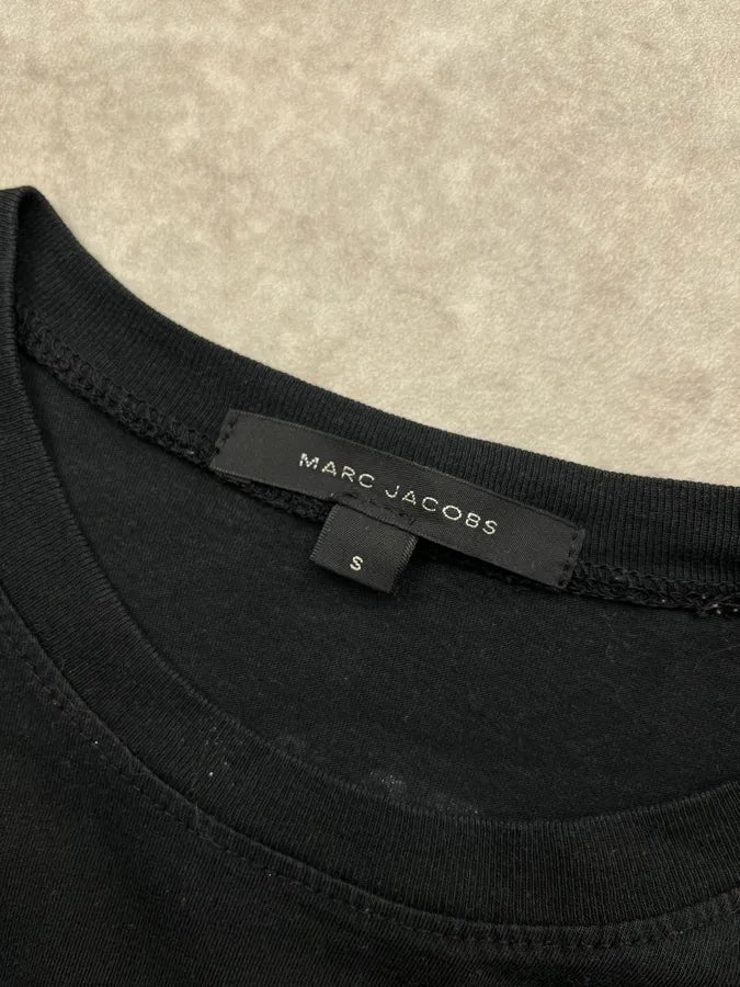 SS2014 Marc Jacobs Get Naked Protect Your Skin Black T-Shirt siaLTQh 6