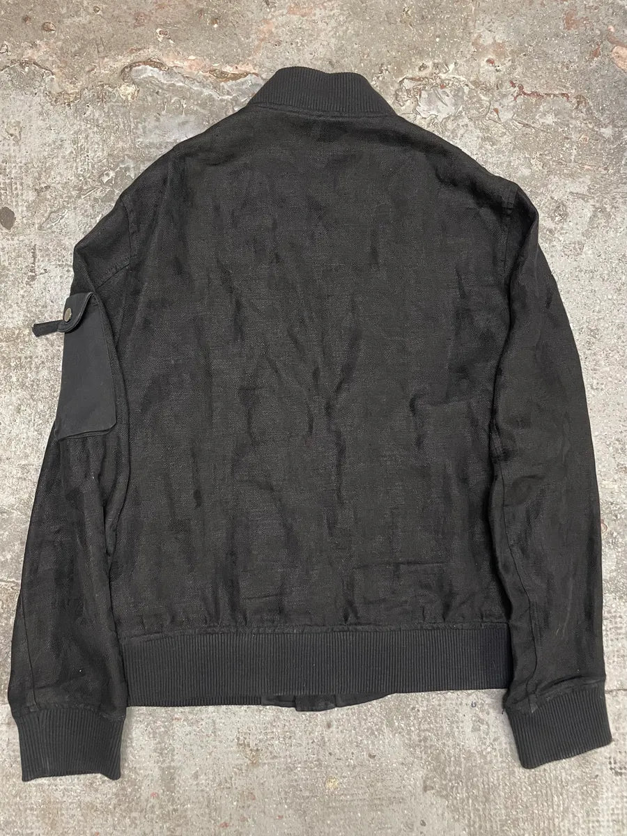 SS2014 Our Legacy Black Camo Linen Bomber Jacket (M) 1