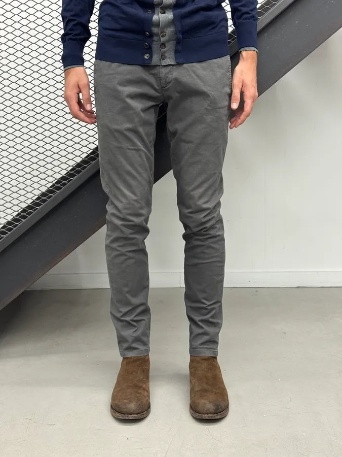 SS2014 Prada Grey Chino Slim Pants BmaeyMr 1