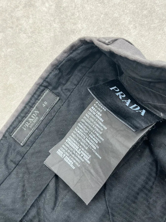 SS2014 Prada Grey Chino Slim Pants BmaeyMr 13