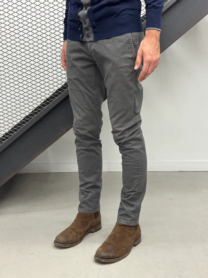 SS2014 Prada Grey Chino Slim Pants BmaeyMr 2