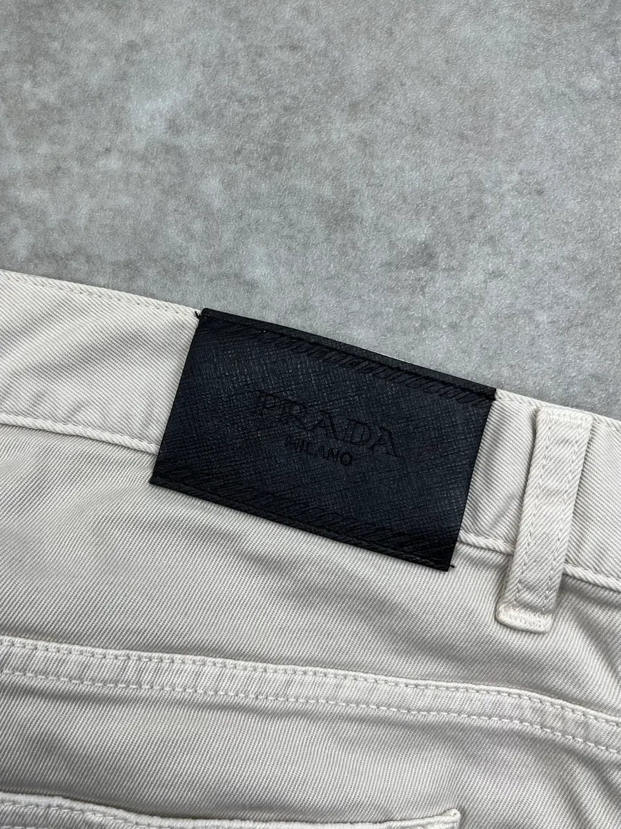 SS2014 Prada Grey Minimalist Jeans uusVzrT 8