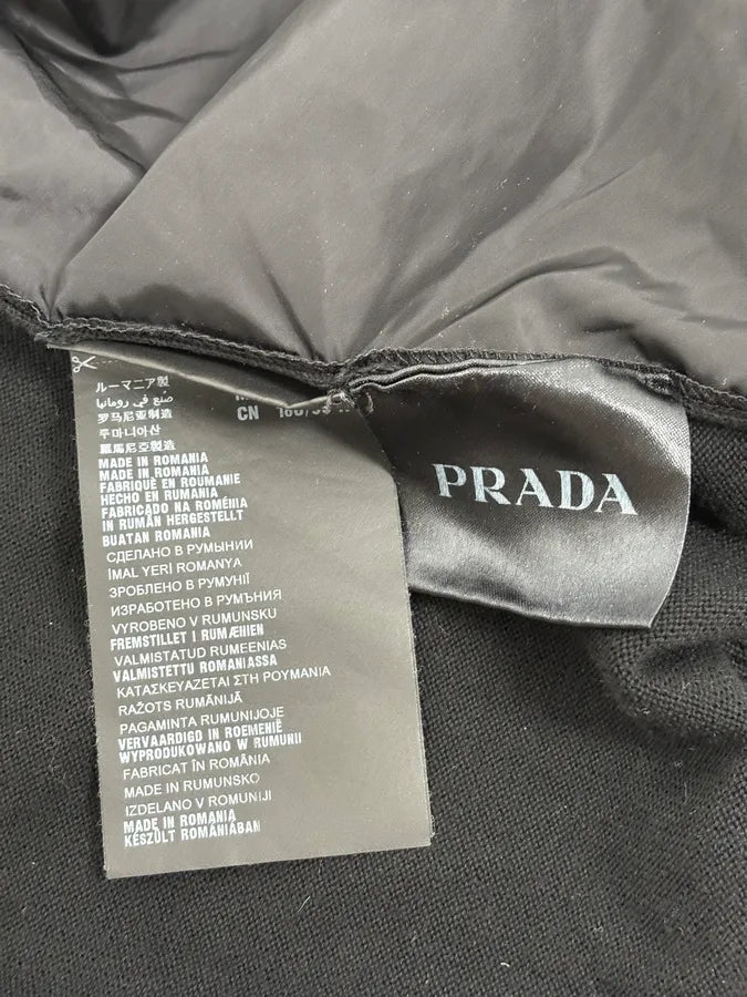 SS2014 Prada Hybrid Black Minimalist Cardigan  iQABfbx 10