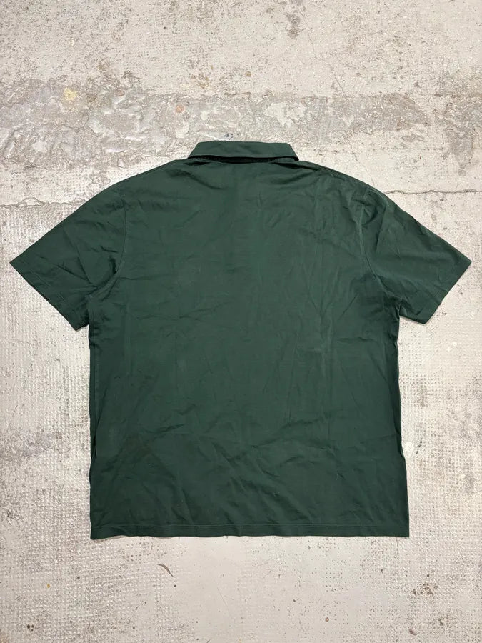 SS2014 Prada Minimalist Olive Logo Polo  RezdLFm 5