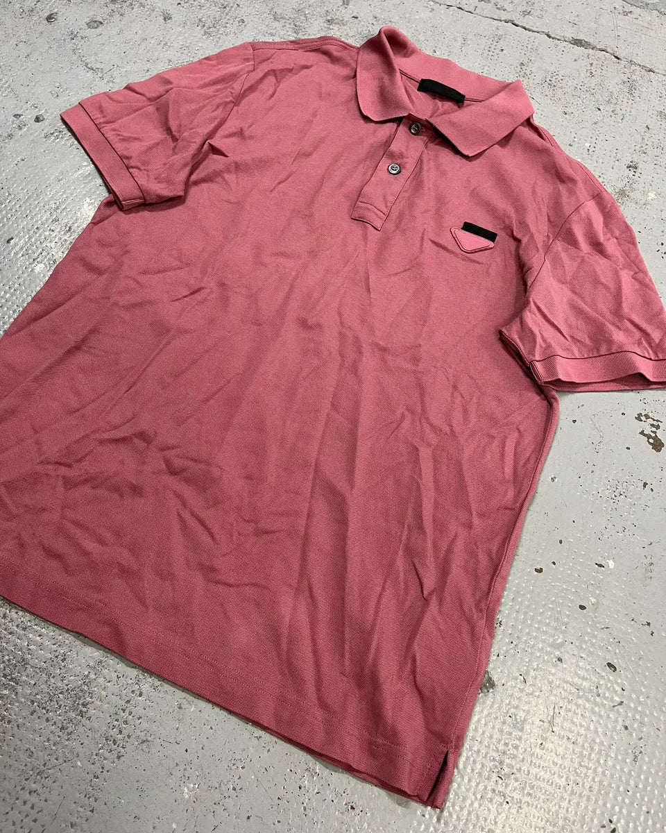 SS2014 Prada Minimalist Pink Polo vIVyZtN 3