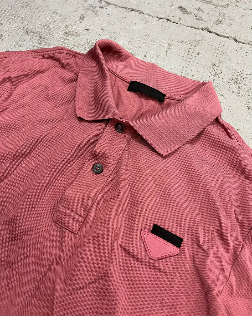 SS2014 Prada Minimalist Pink Polo vIVyZtN 4