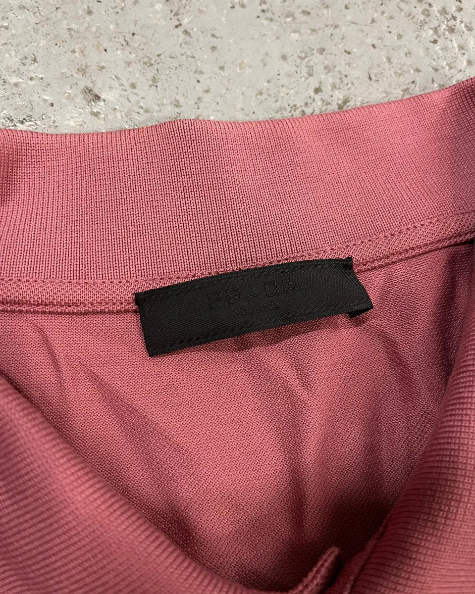 SS2014 Prada Minimalist Pink Polo vIVyZtN 9