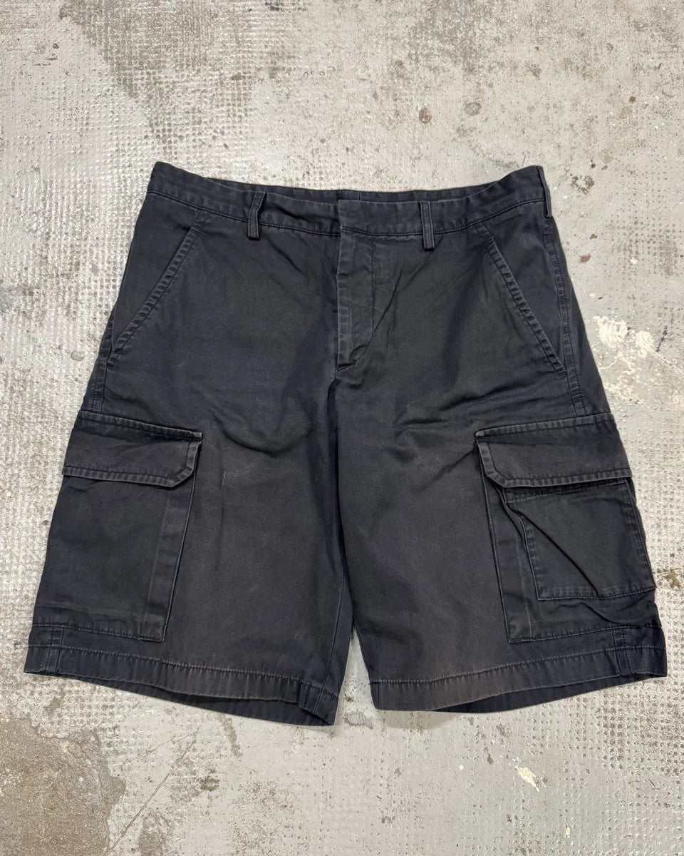 SS2014 Prada Navy Cargo Shorts VaapUhZ 0