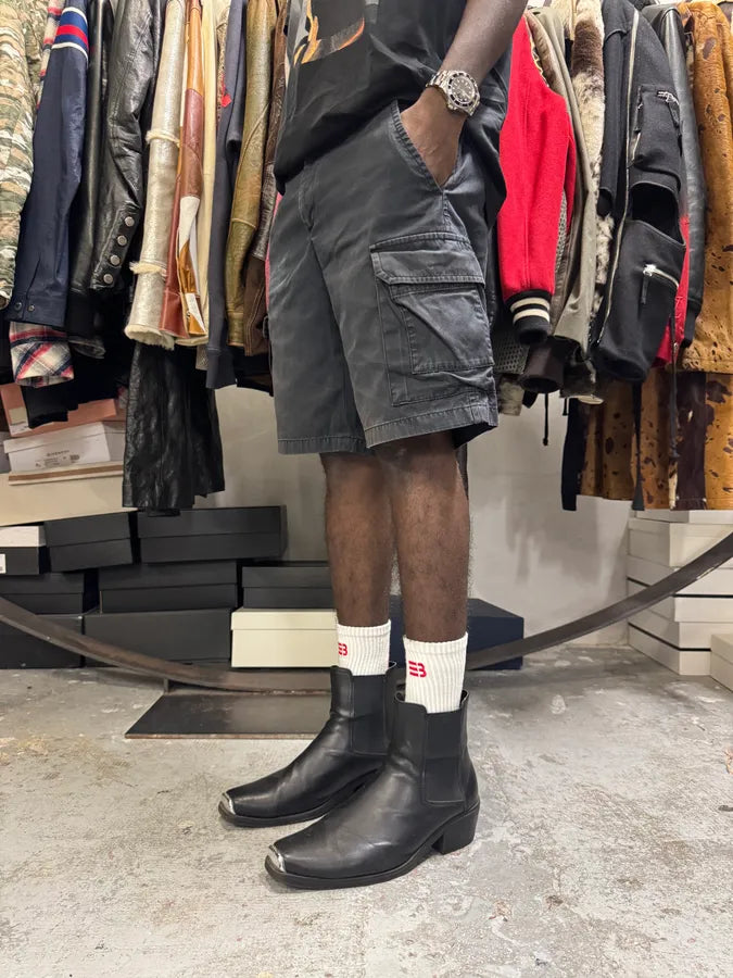 SS2014 Prada Navy Cargo Shorts VaapUhZ 1