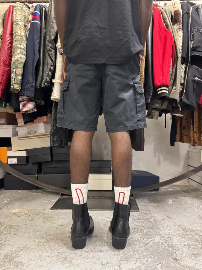 SS2014 Prada Navy Cargo Shorts VaapUhZ 2