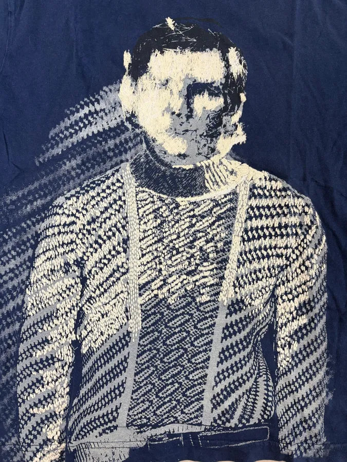 SS2014 Prada Navy Human Body T-Shirt irQJEtK 5