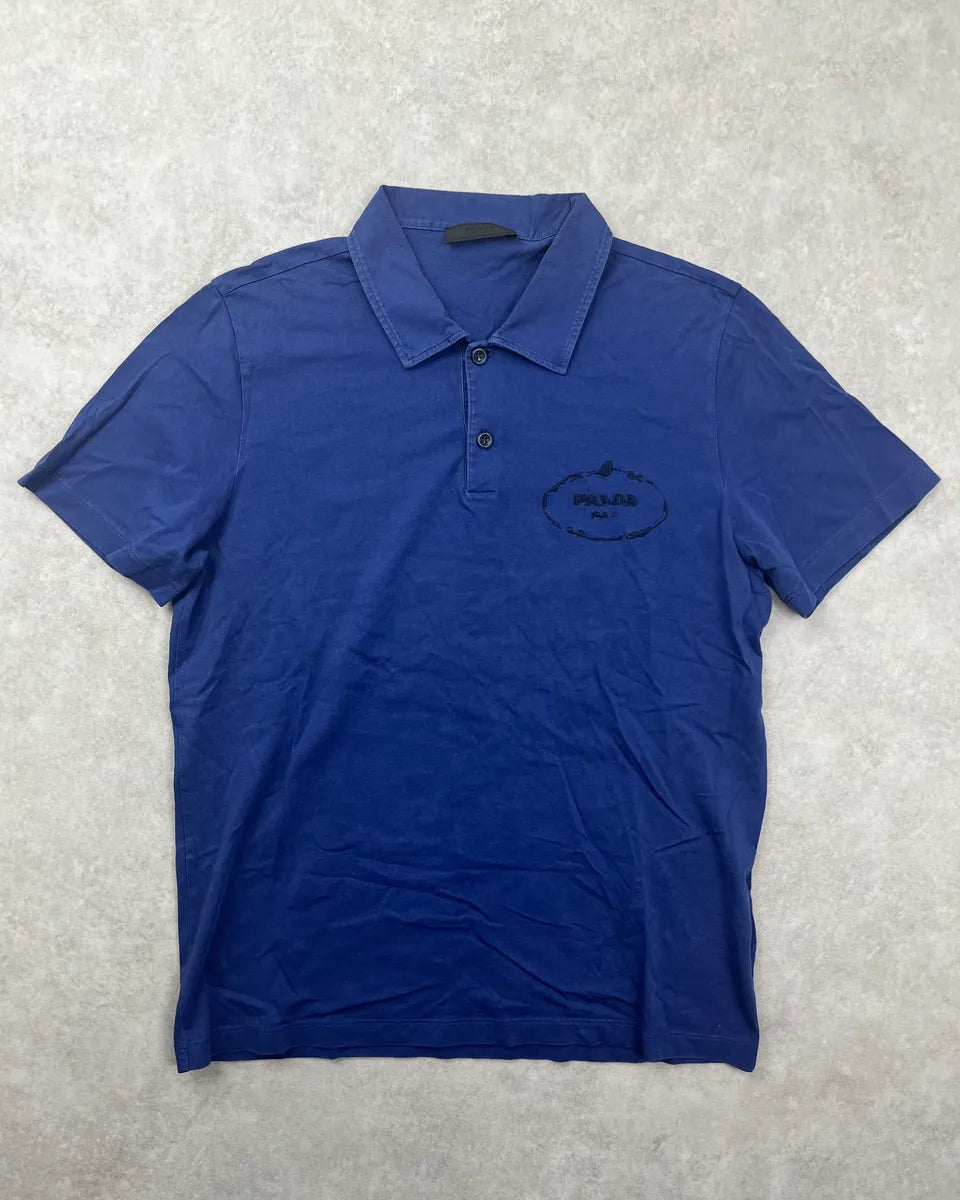 SS2014 Prada Royal Blue Polo upSJHam 0