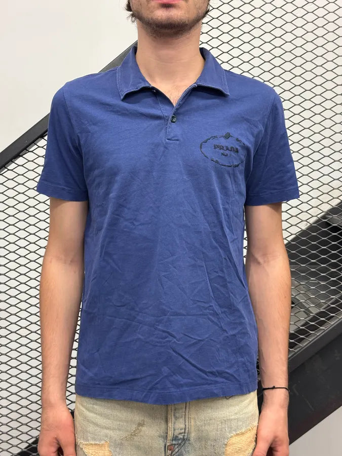 SS2014 Prada Royal Blue Polo upSJHam 1