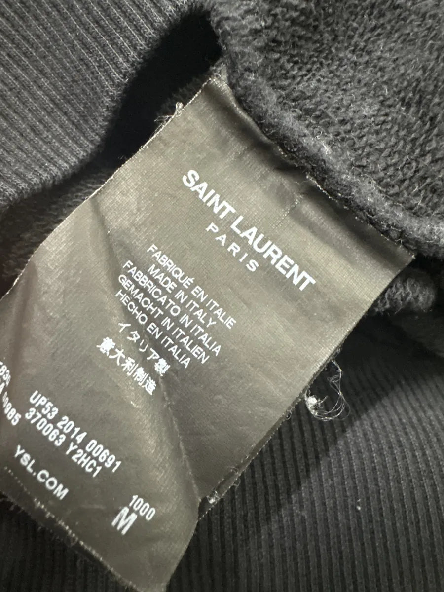 SS2014 Saint Laurent Black Savage Zebra Sweater (S) uZTSUhN 5