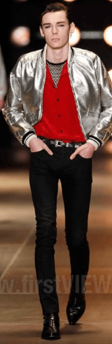 SS2014 Saint Laurent Black Waxed Slim Jeans by Hedi Slimane zgCtisa 1