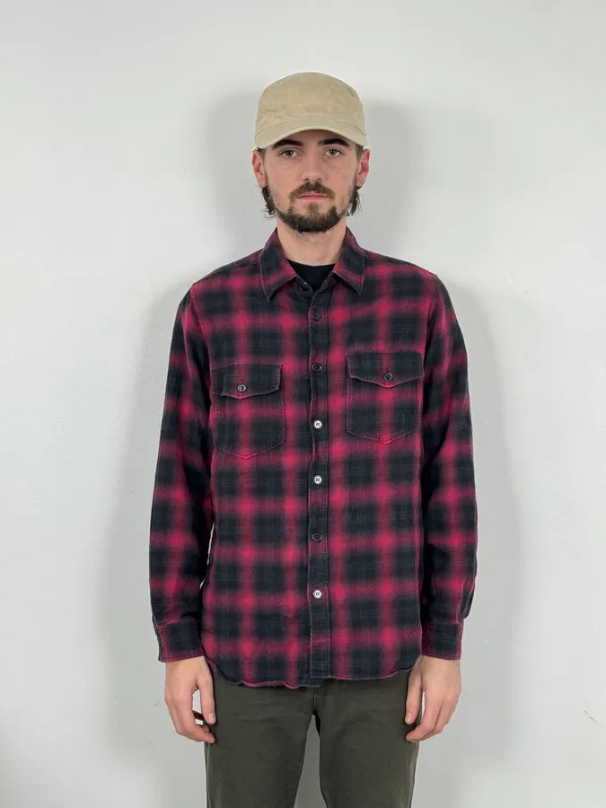 SS2014 Saint Laurent Japanese Red & Black Checkered Shirt by Hedi Slimane xuTIQgj 1