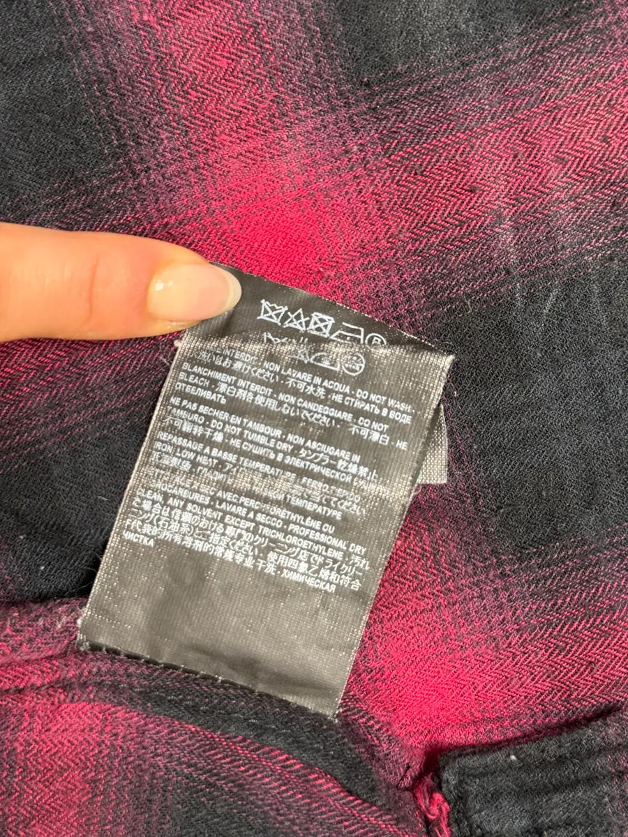 SS2014 Saint Laurent Japanese Red & Black Checkered Shirt by Hedi Slimane xuTIQgj 13