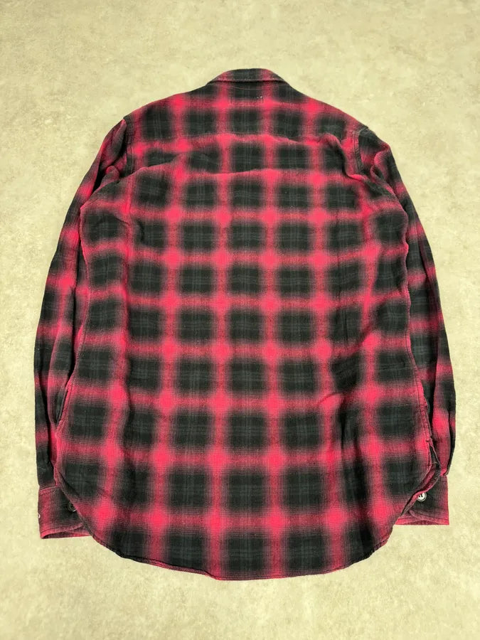 SS2014 Saint Laurent Japanese Red & Black Checkered Shirt by Hedi Slimane xuTIQgj 3
