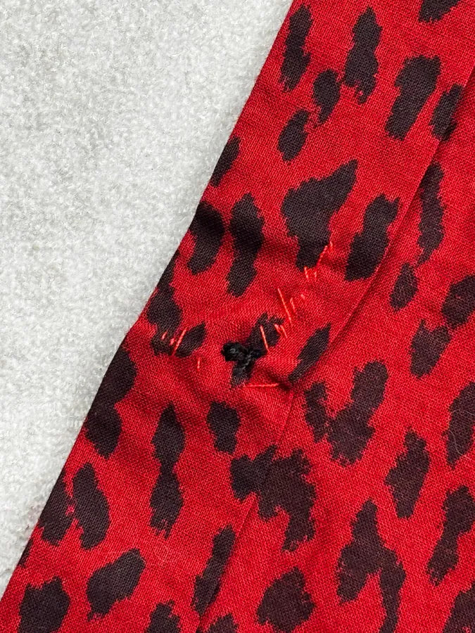 SS2014 Saint Laurent Red Leopard Shirt by Hedi Slimane vKiIaZZ 9