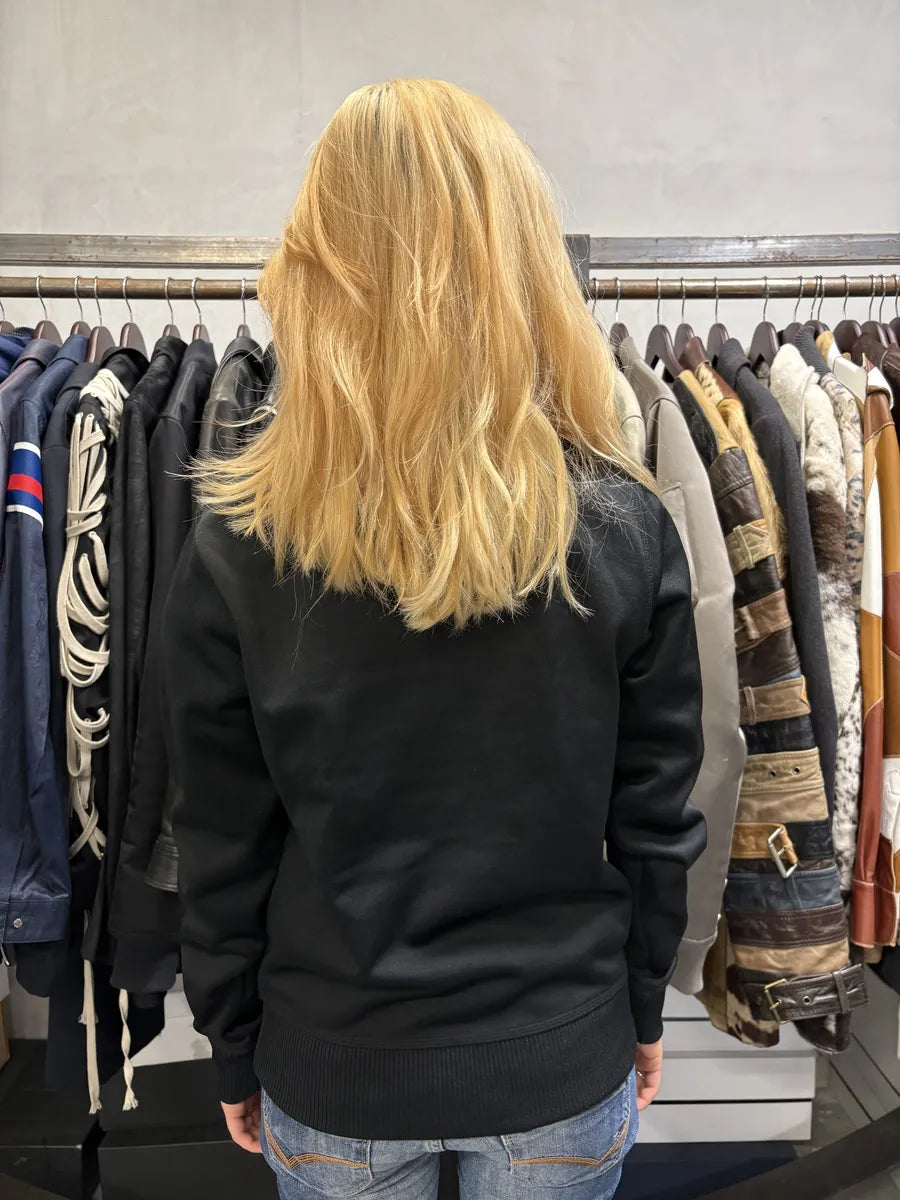 SS2015 Acne Studios Black Vernina B Blur Crewneck Sweater OLyiyPJ 3