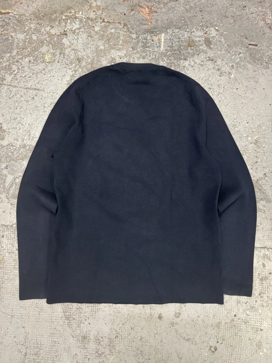 SS2015 Acne Studios Navy Lang Minimalist Sweater UIbBHqX 1