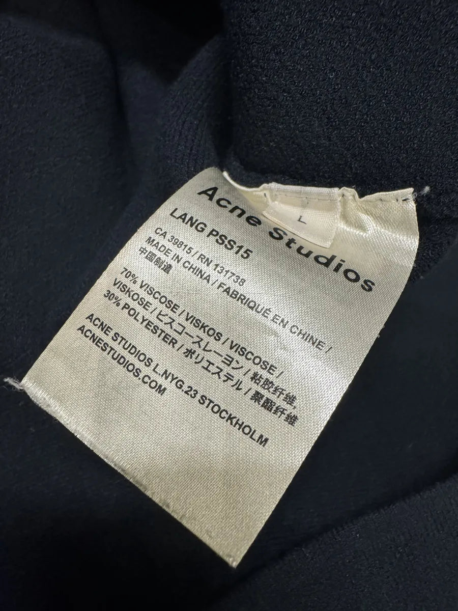SS2015 Acne Studios Navy Lang Minimalist Sweater UIbBHqX 4
