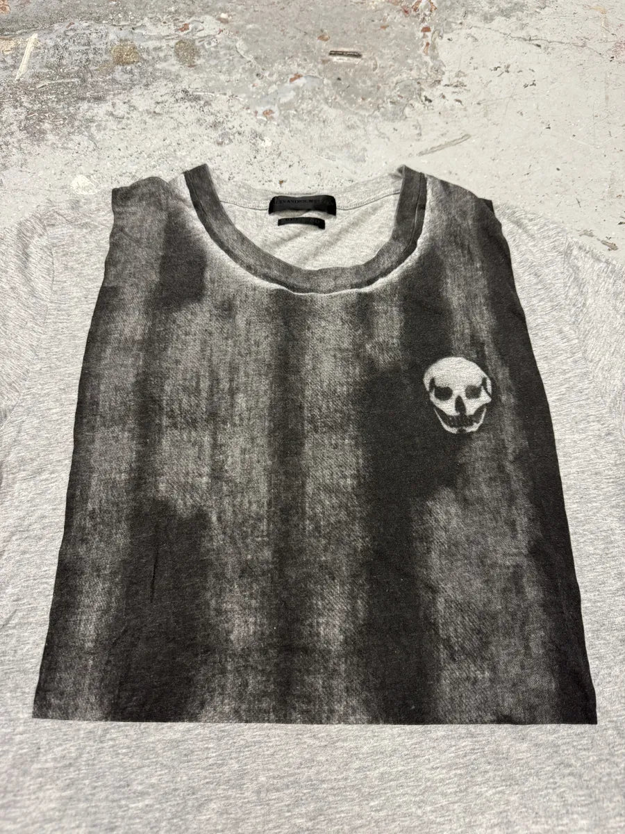 SS2015 Alexander McQueen Black Evil Aura Grey T-Shirt xRXDwhF 6
