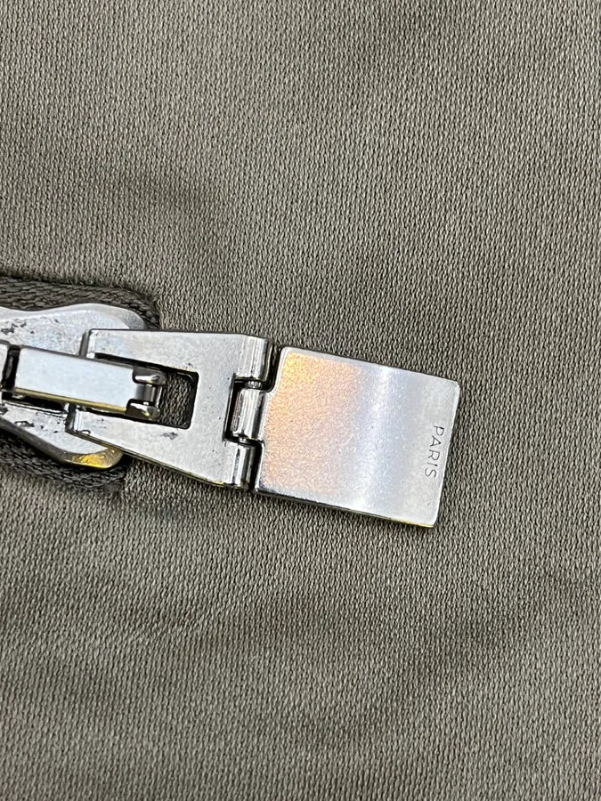 SS2015 Balenciaga Khaki Horizontal Zip Bomber Jacket LjQTJnn 9