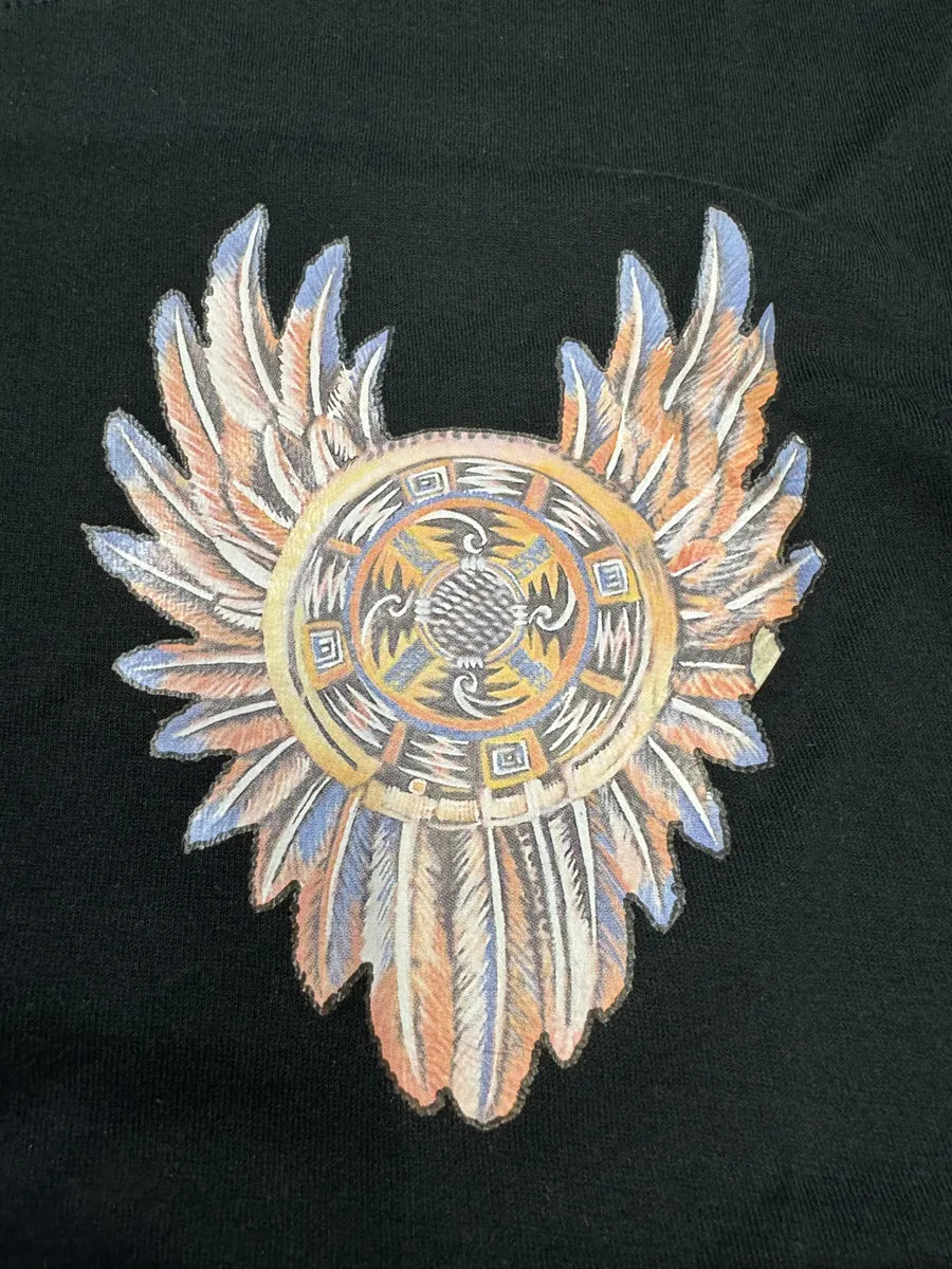 SS2015 Balmain Dream Catcher Black T-Shirt CesVbey 8