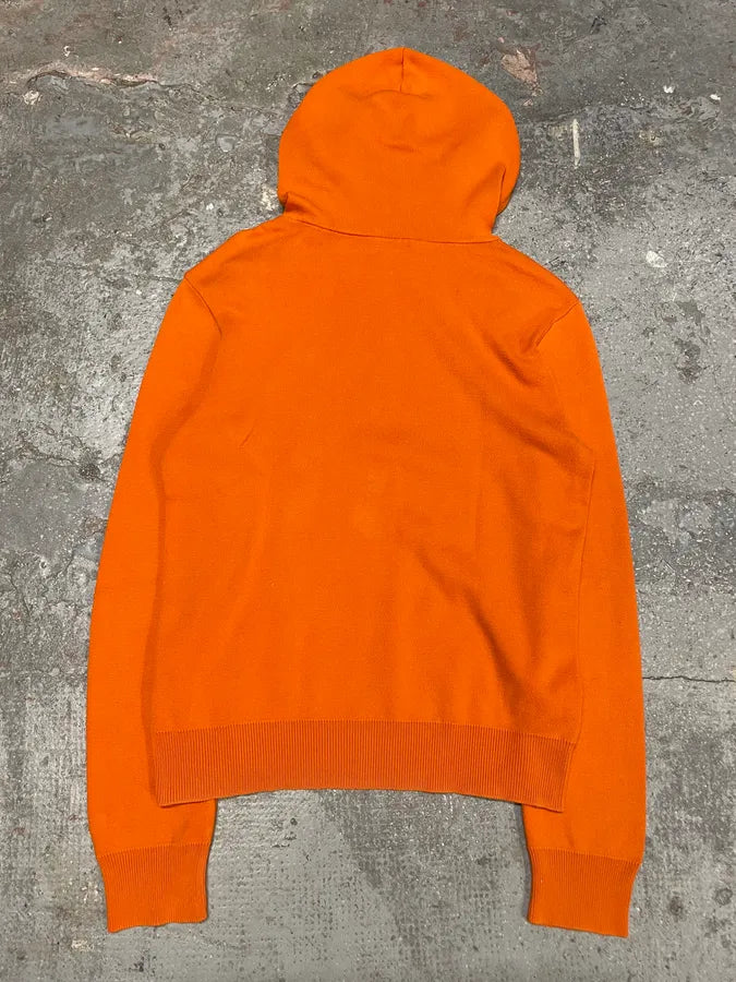 SS2015 Balmain Orange Hooded Buttoned Premium Sweater (S/M) mdwiwYU 5