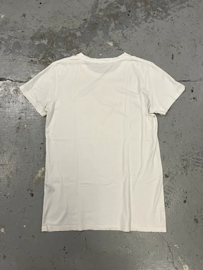 SS2015 Balmain White Contemporary T-Shirt WAzIrLy 5