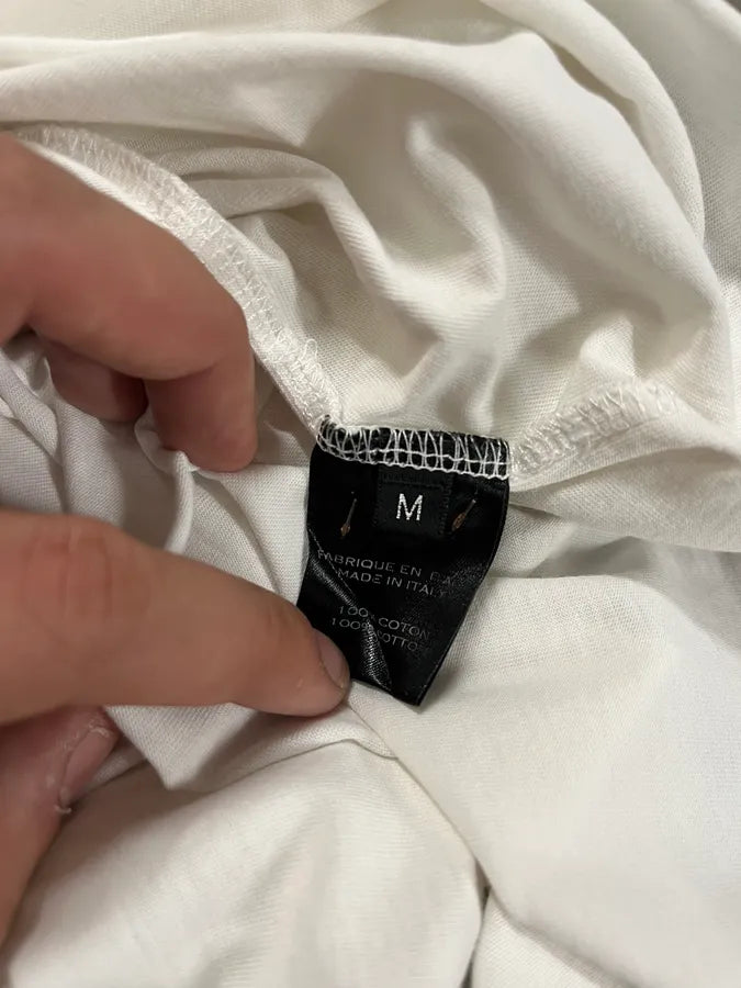 SS2015 Balmain White Contemporary T-Shirt WAzIrLy 7