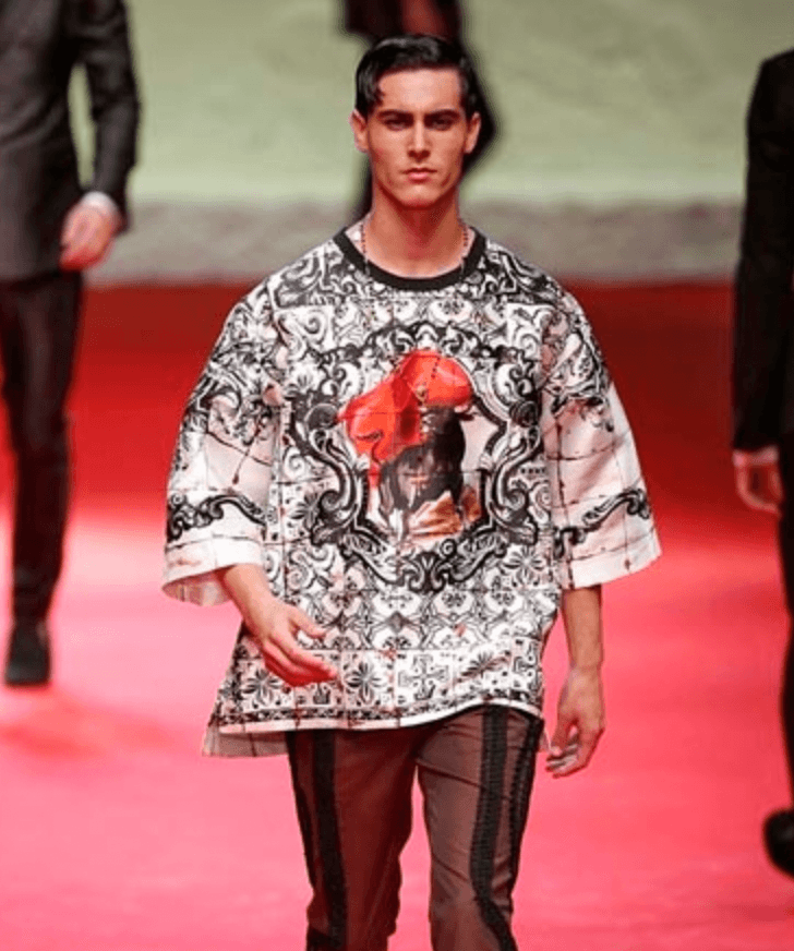 SS2015 Dolce & Gabbana Black & White Royal Bull Corrida T-Shirt nOtKSuU 4