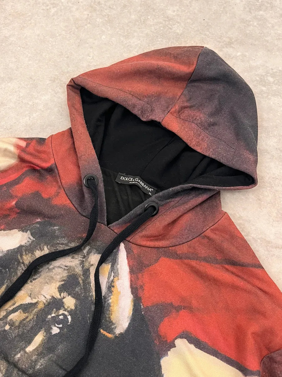 SS2015 Dolce & Gabbana Bull Corrida Red Hoodie EvLTZvP 5