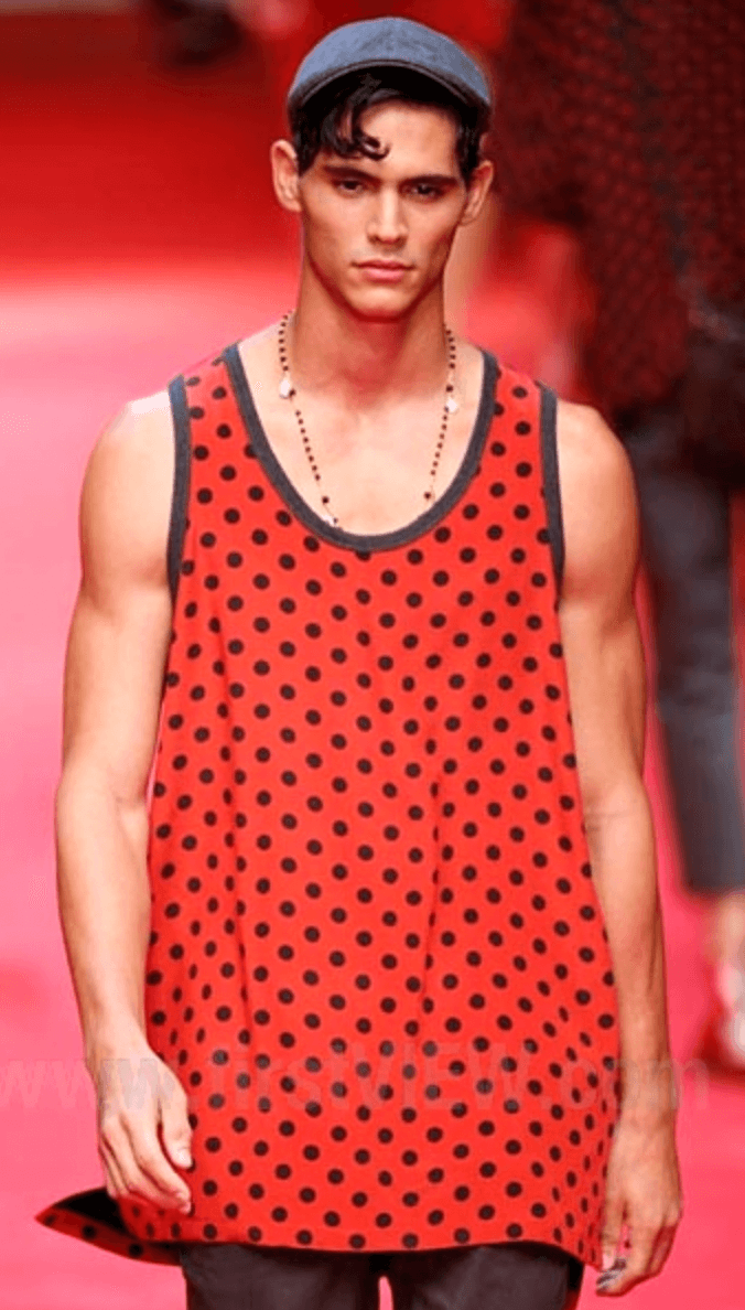 SS2015 Dolce & Gabbana Cross Black & Gold Rosary Necklace TnBNImG 1