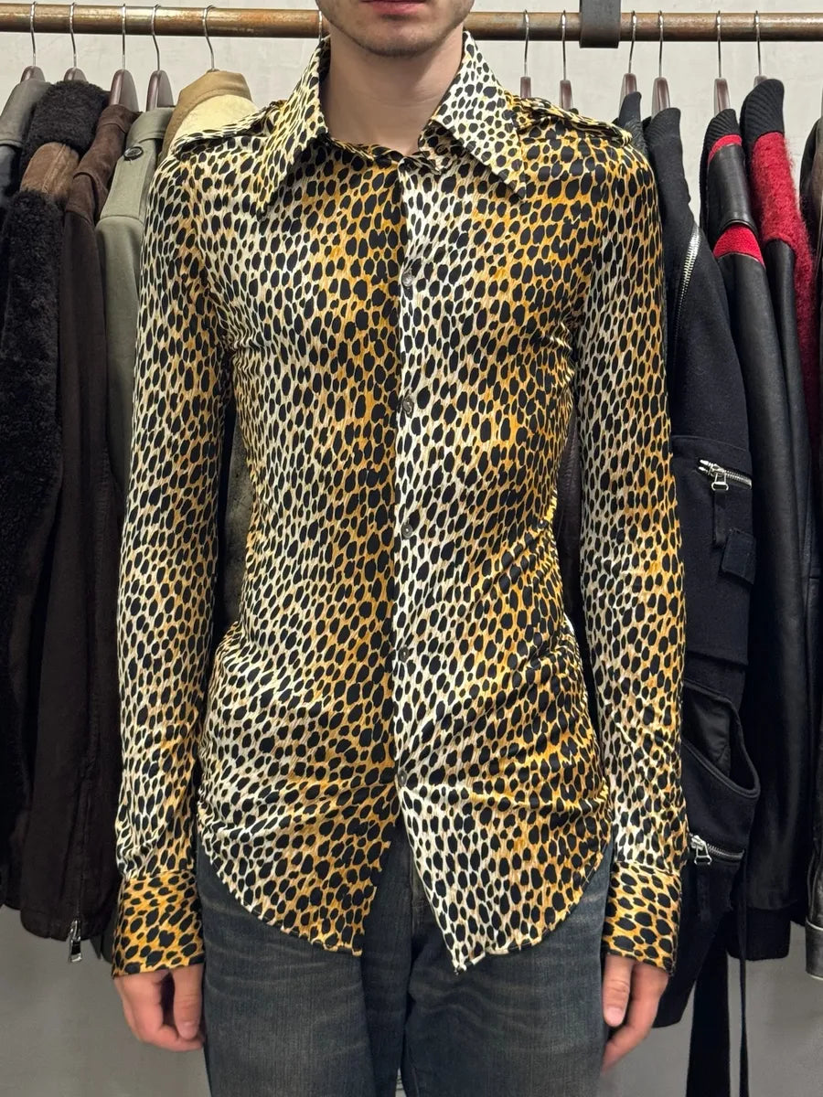 SS2015 Dolce & Gabbana Leopard Shirt HPzzpfI 1