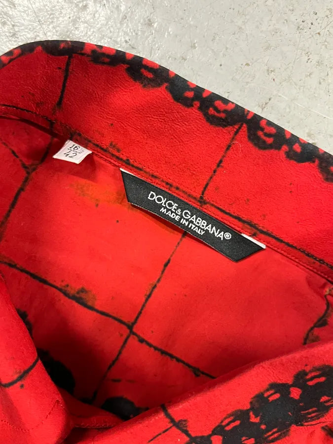 SS2015 Dolce & Gabbana Red & Black Matador Bull Corrida Shirt mrfUPow 8