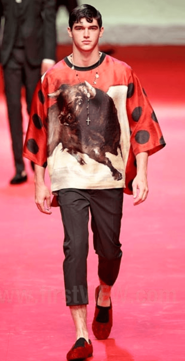 SS2015 Dolce & Gabbana Red Bull Corrida T-Shirt gSwepMW 3