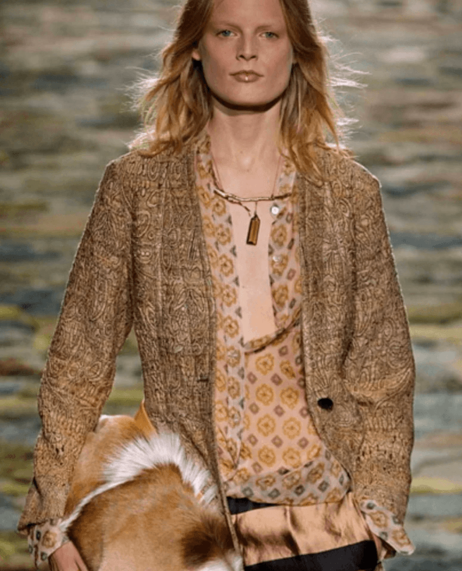 SS2015 Dries Van Noten Fur Beige Leather Shoulder Bag qbtxsmy 3