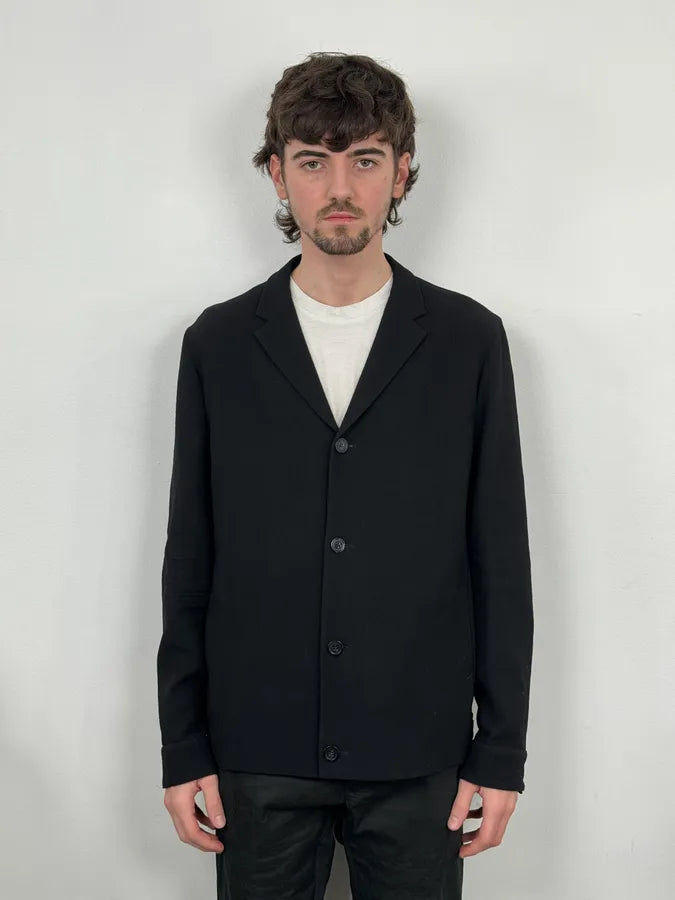 SS2015 Emporio Armani Black Light Blazer Jacket KqicmXF 1