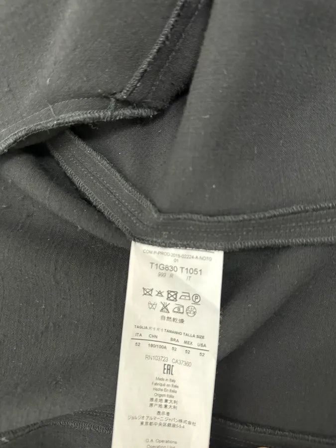 SS2015 Emporio Armani Black Light Blazer Jacket KqicmXF 8