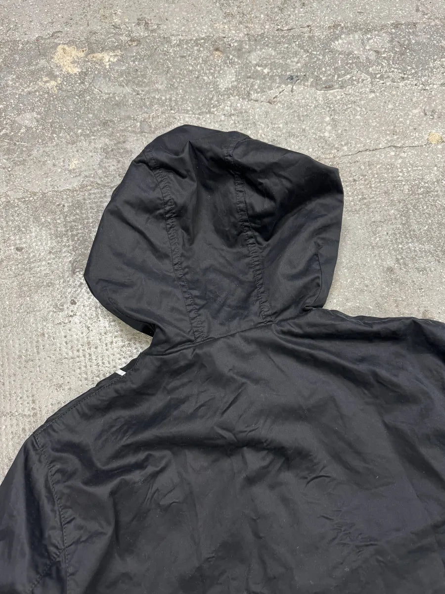 SS2015 Emporio Armani Dark Geometrical Black Hooded Jacket taRuKRq 4