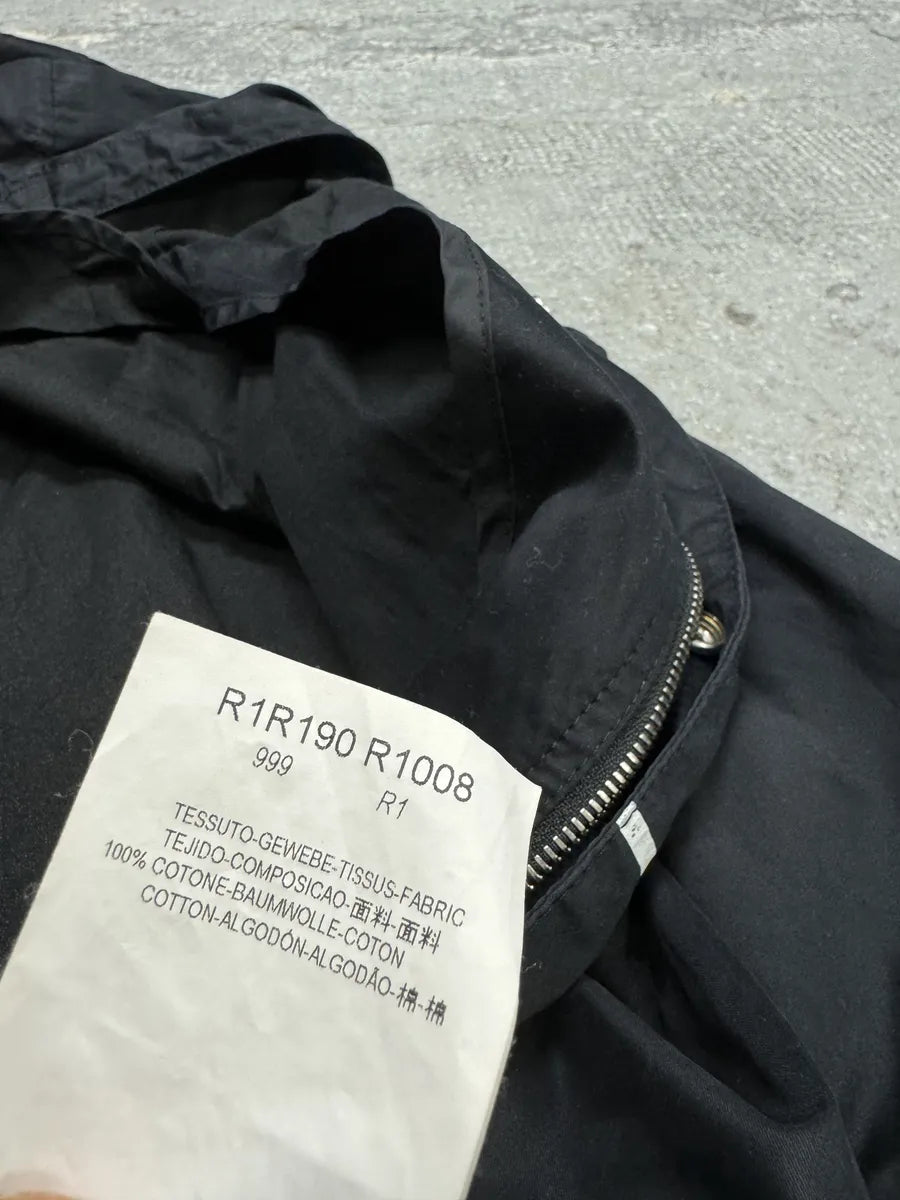 SS2015 Emporio Armani Dark Geometrical Black Hooded Jacket taRuKRq 8