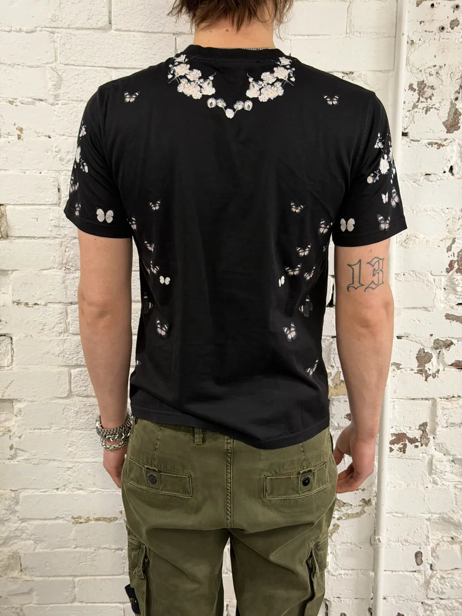 SS2015 Givenchy Black Cotton Virgin Graphic T-Shirt by Riccardo Tisci CcOsEhb 2