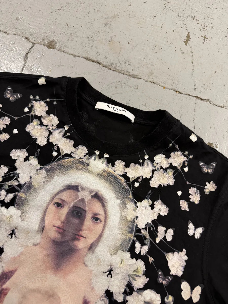 SS2015 Givenchy Black Cotton Virgin Graphic T-Shirt by Riccardo Tisci CcOsEhb 8