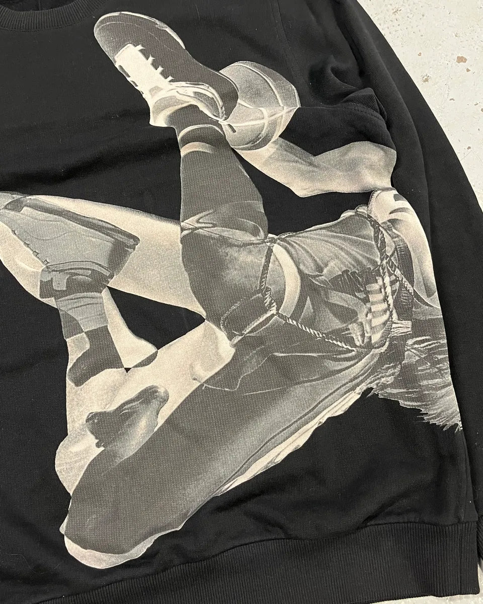 SS2015 Givenchy Black Graphic Swater by Riccardo Tisci QRzwbYO 5