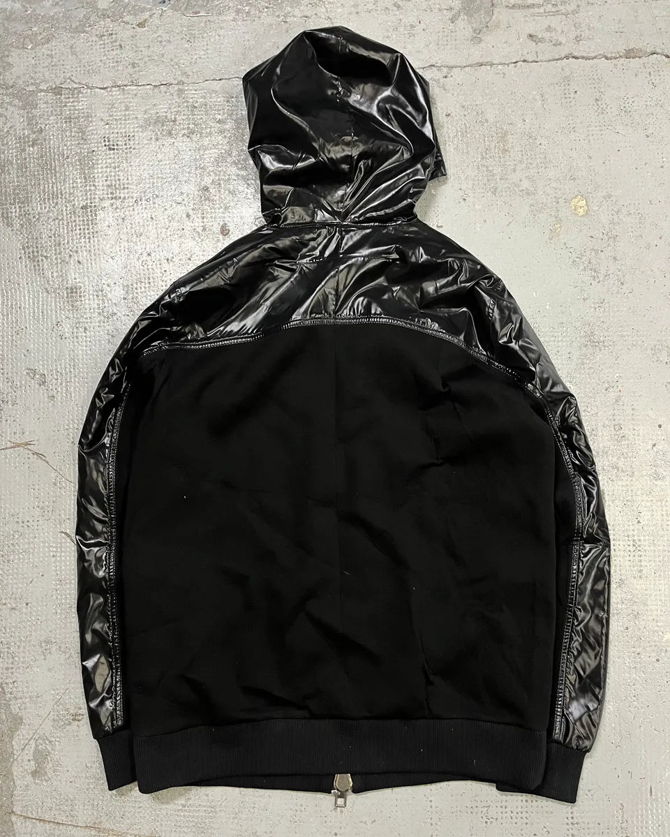 SS2015 Givenchy Black Hybrid Zip-Up Hoodie by Riccardo Tisci FfDpVFb 6