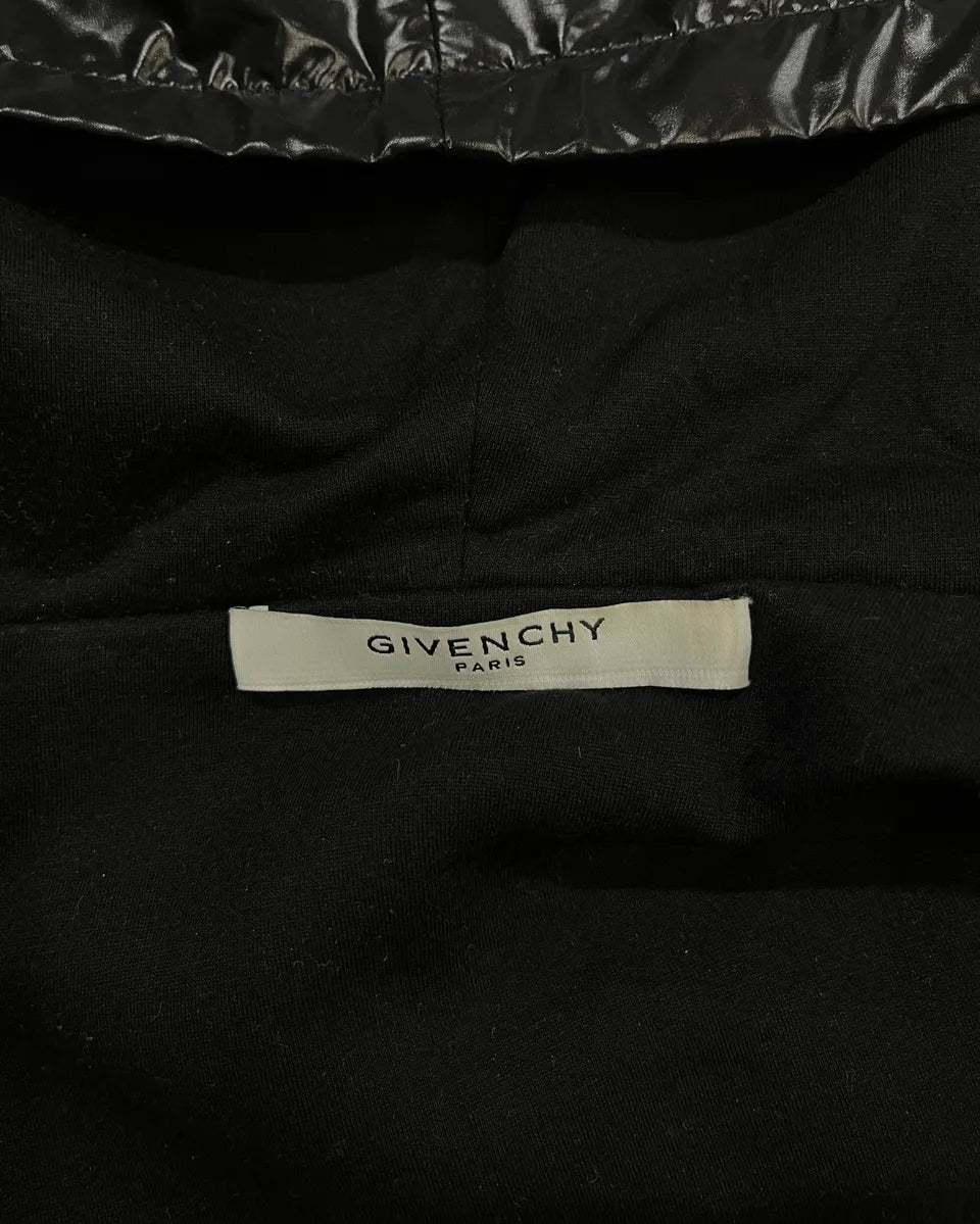 SS2015 Givenchy Black Hybrid Zip-Up Hoodie by Riccardo Tisci FfDpVFb 8