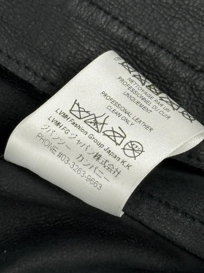 SS2015 Givenchy Black Leather Straps Trucker Jacket SDuKjDk 12